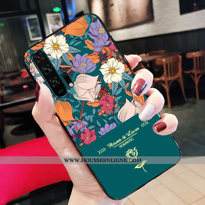 Housse Honor 20 Pro Silicone Personnalité Support Téléphone Portable Jeunesse Rouge Fluide Doux
