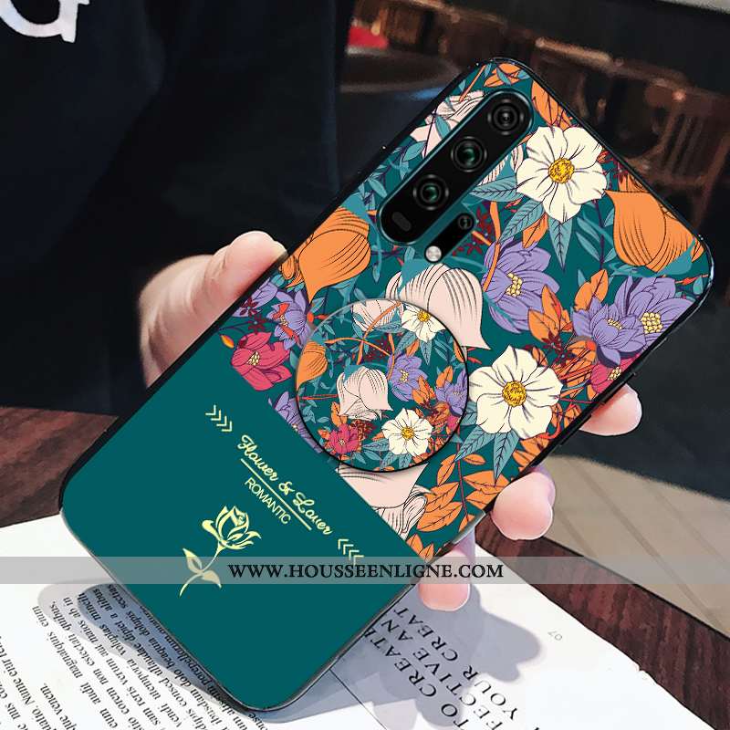 Housse Honor 20 Pro Silicone Personnalité Support Téléphone Portable Jeunesse Rouge Fluide Doux