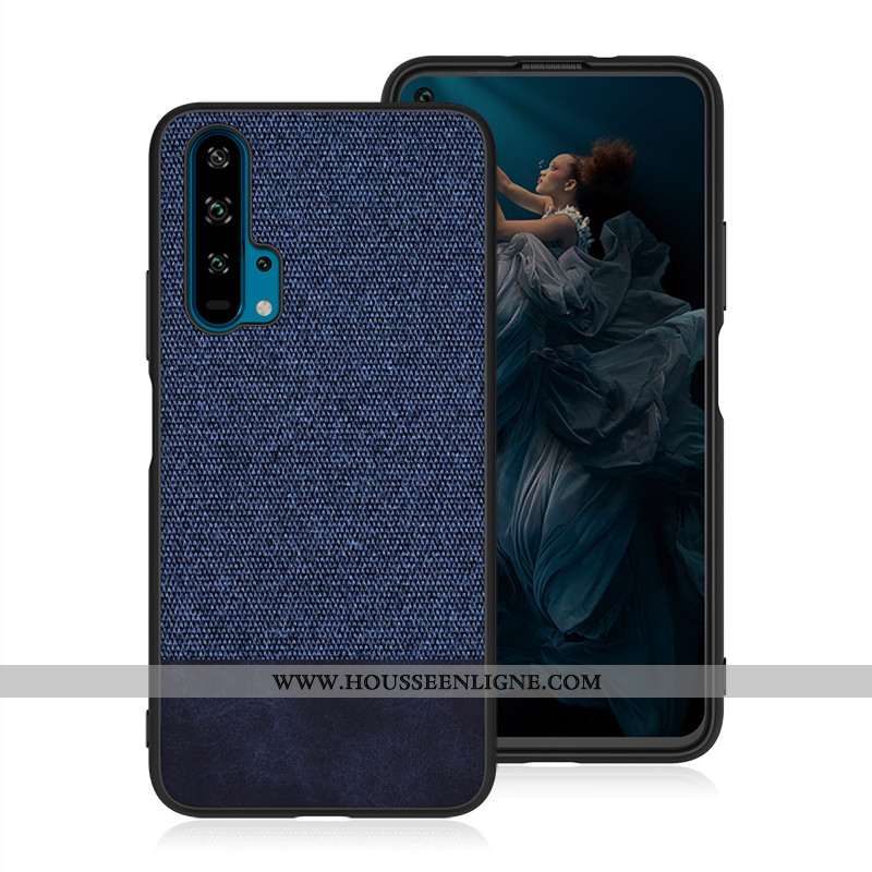 Housse Honor 20 Pro Ultra Tendance Téléphone Portable Créatif Étui Légère Mode Bleu Foncé