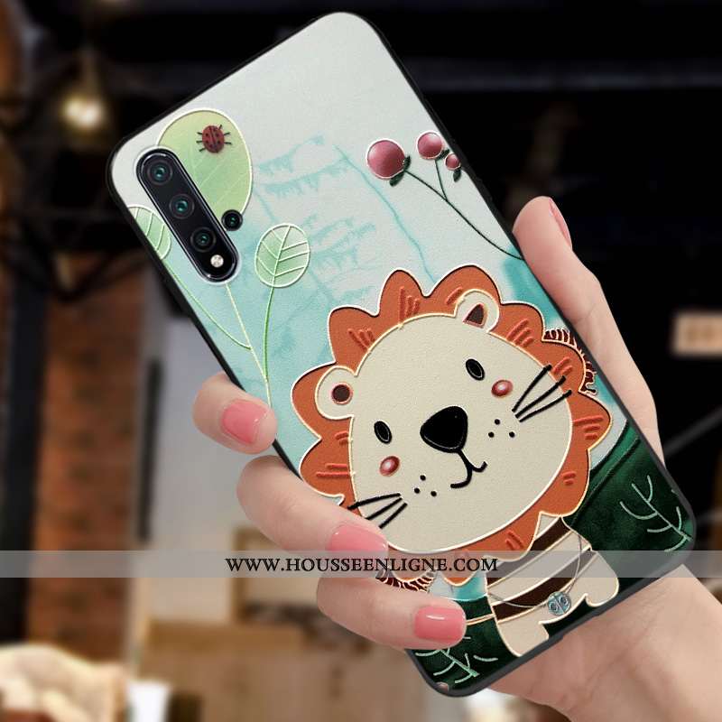 Housse Honor 20 Protection Délavé En Daim Nouveau Silicone Personnalité Créatif Fluide Doux Coloré