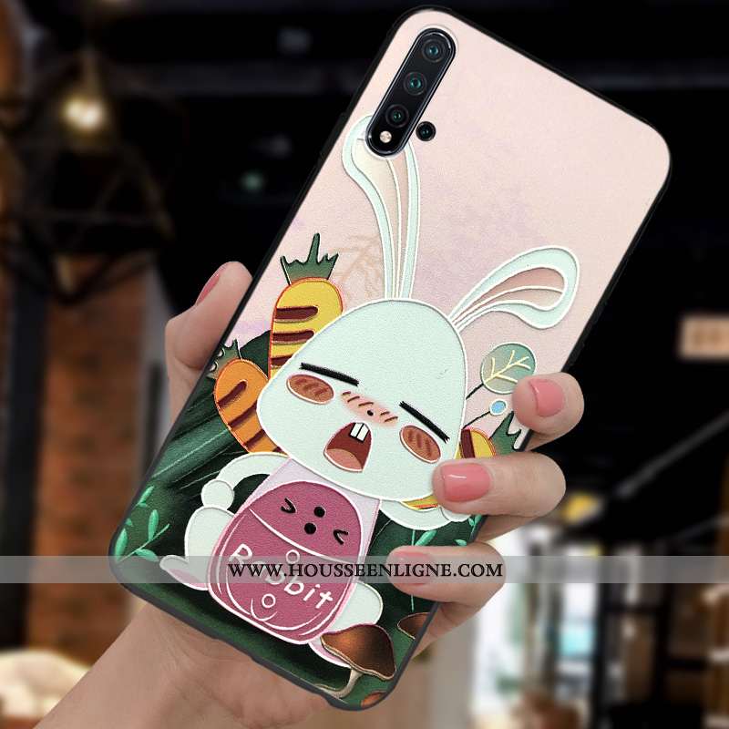Housse Honor 20 Protection Délavé En Daim Nouveau Silicone Personnalité Créatif Fluide Doux Coloré