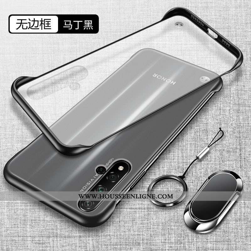 Housse Honor 20 Protection Transparent Jaune Simple Légère Téléphone Portable Silicone