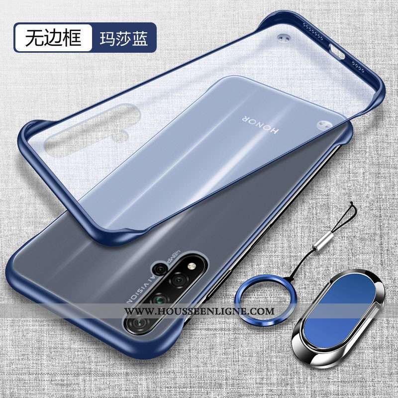 Housse Honor 20 Protection Transparent Jaune Simple Légère Téléphone Portable Silicone