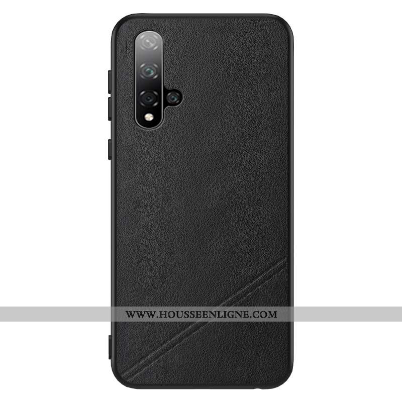 Housse Honor 20 Tendance Mode Business Jeunesse Protection Noir Téléphone Portable