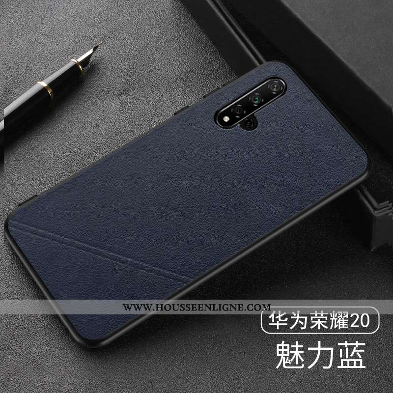 Housse Honor 20 Tendance Mode Business Jeunesse Protection Noir Téléphone Portable