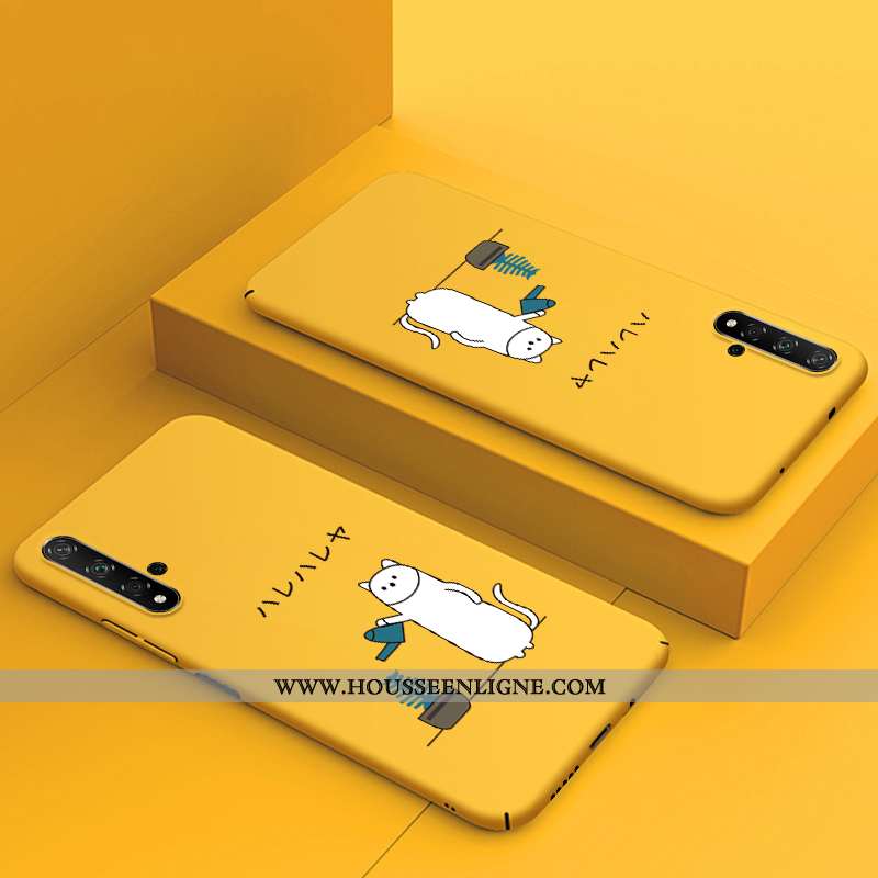 Housse Honor 20 Tendance Protection Dessin Animé Nouveau Personnalité Étui Coque Jaune