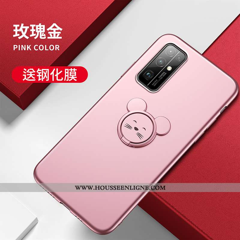 Housse Honor 30 Fluide Doux Protection Téléphone Portable Légère Support Coque Dessin Animé Rose