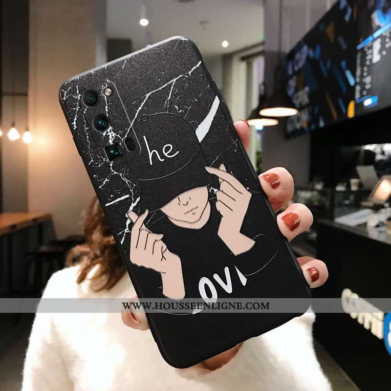 Housse Honor 30 Pro Gaufrage Dessin Animé Net Rouge Coque Silicone Créatif Légères Bleu