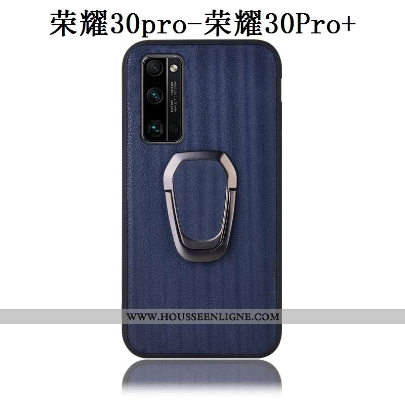 Housse Honor 30 Pro Modèle Fleurie Protection Bleu Marin Téléphone Portable Étui Incassable Coque Bl