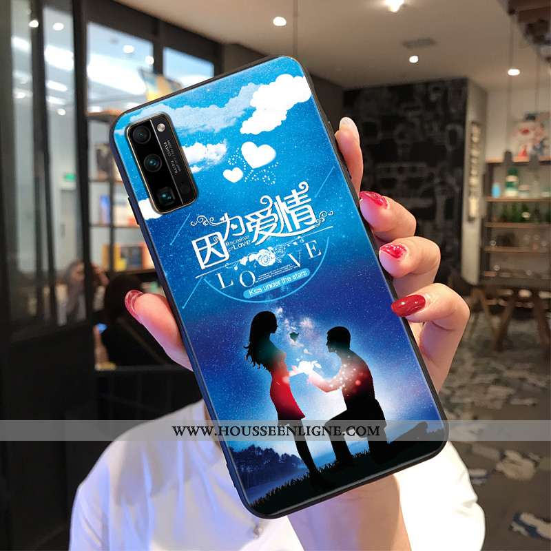 Housse Honor 30 Pro Personnalité Créatif Protection Étui Tout Compris Silicone Peinture Beige