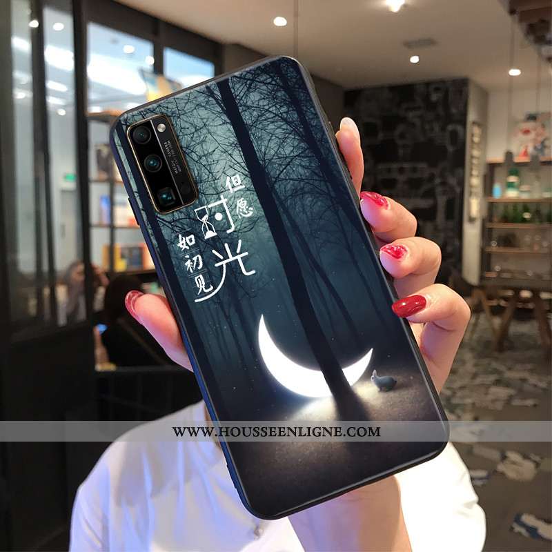 Housse Honor 30 Pro Personnalité Créatif Protection Étui Tout Compris Silicone Peinture Beige