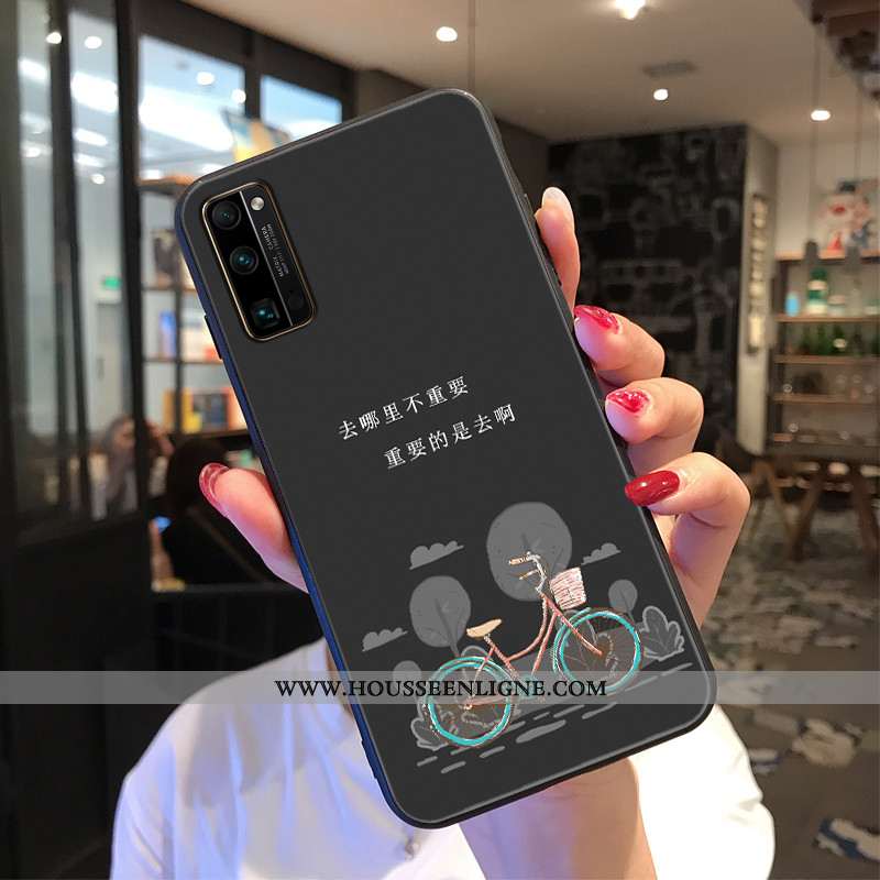 Housse Honor 30 Pro Personnalité Créatif Protection Étui Tout Compris Silicone Peinture Beige