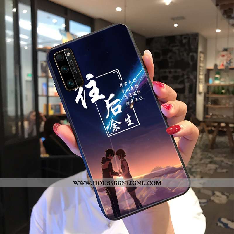 Housse Honor 30 Pro Personnalité Créatif Protection Étui Tout Compris Silicone Peinture Beige