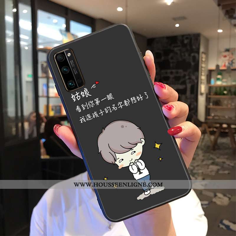 Housse Honor 30 Pro Personnalité Créatif Protection Étui Tout Compris Silicone Peinture Beige