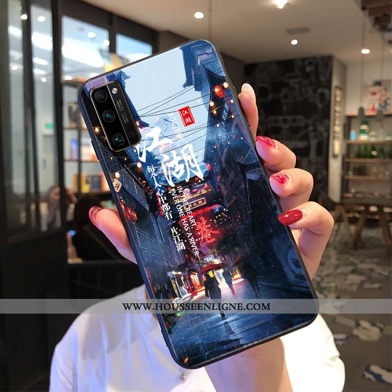 Housse Honor 30 Pro Personnalité Créatif Protection Étui Tout Compris Silicone Peinture Beige