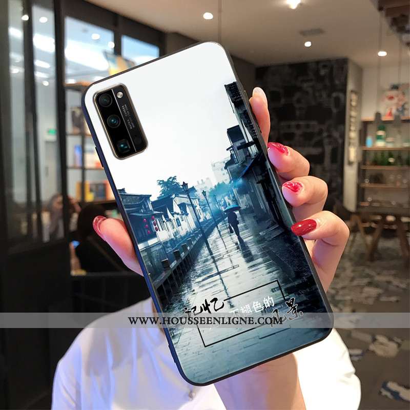 Housse Honor 30 Pro Personnalité Créatif Protection Étui Tout Compris Silicone Peinture Beige
