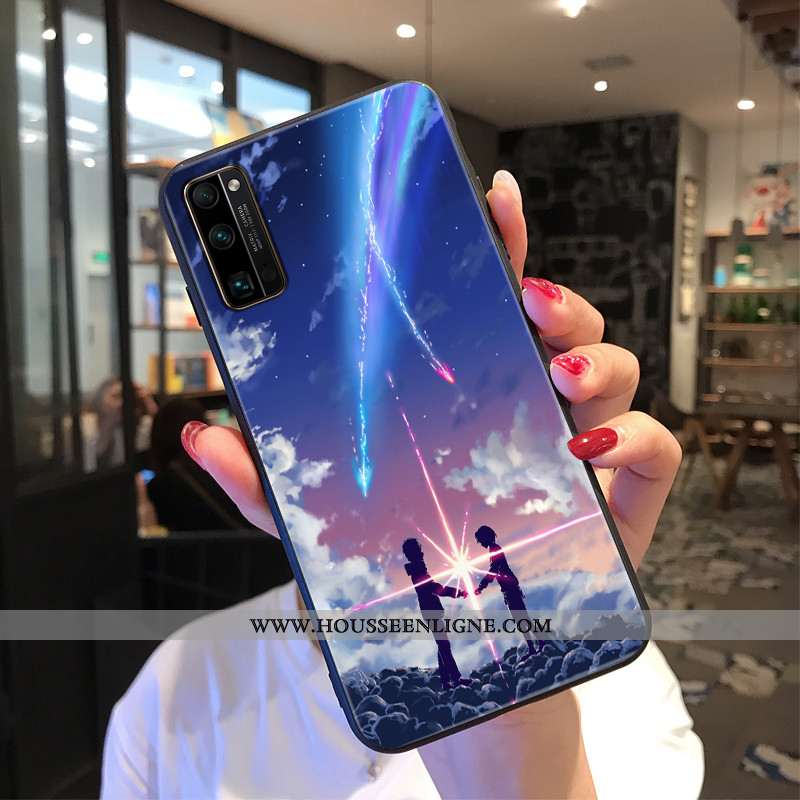 Housse Honor 30 Pro Personnalité Créatif Protection Étui Tout Compris Silicone Peinture Beige
