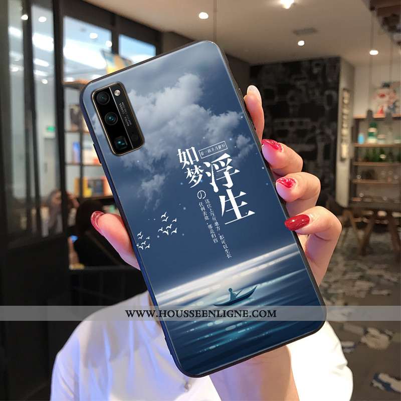 Housse Honor 30 Pro Personnalité Créatif Protection Étui Tout Compris Silicone Peinture Beige