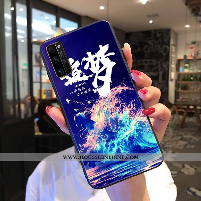 Housse Honor 30 Pro Personnalité Créatif Protection Étui Tout Compris Silicone Peinture Beige