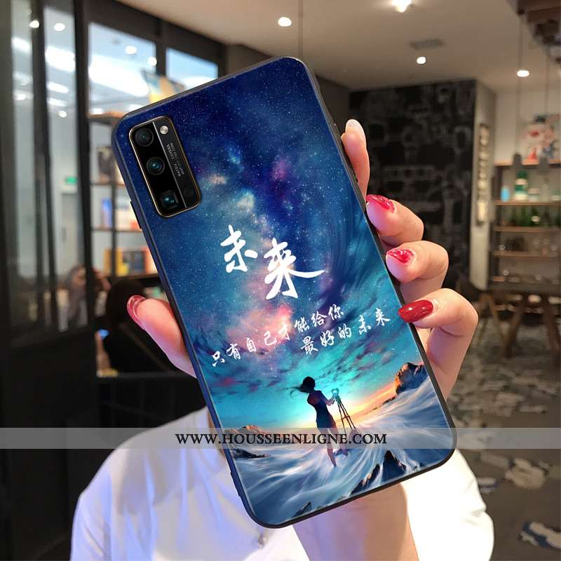 Housse Honor 30 Pro Personnalité Créatif Protection Étui Tout Compris Silicone Peinture Beige