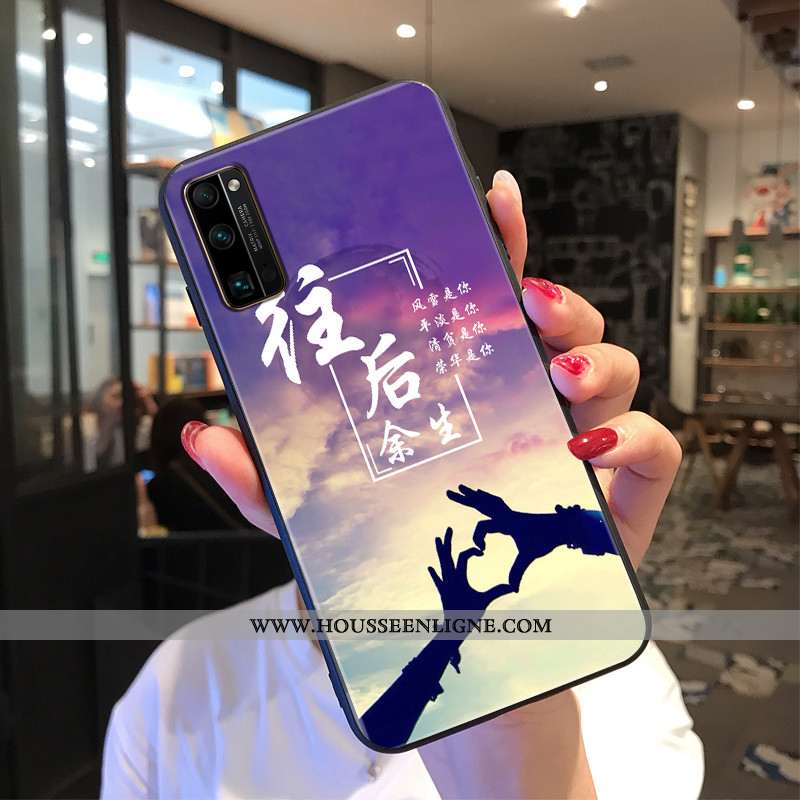Housse Honor 30 Pro Personnalité Créatif Protection Étui Tout Compris Silicone Peinture Beige