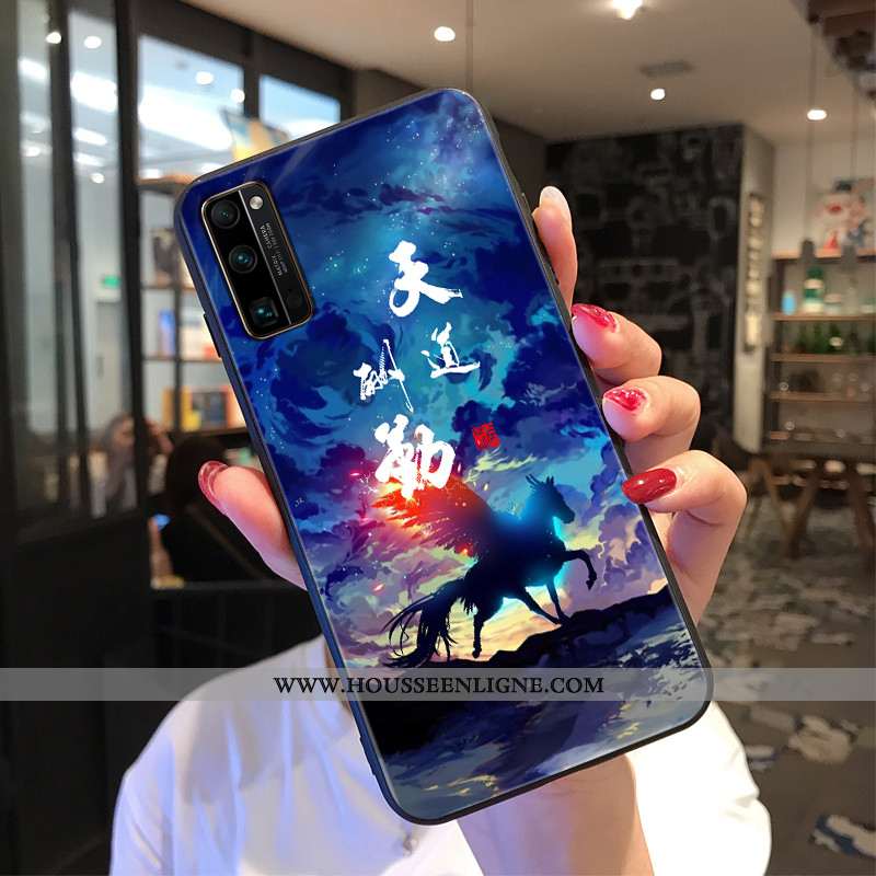 Housse Honor 30 Pro Personnalité Créatif Protection Étui Tout Compris Silicone Peinture Beige