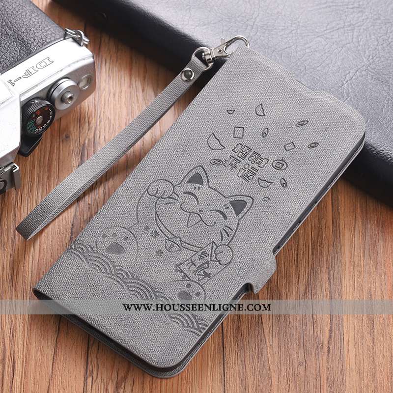 Housse Honor 30 Tendance Cuir Téléphone Portable Incassable Protection Tout Compris Étui Gris