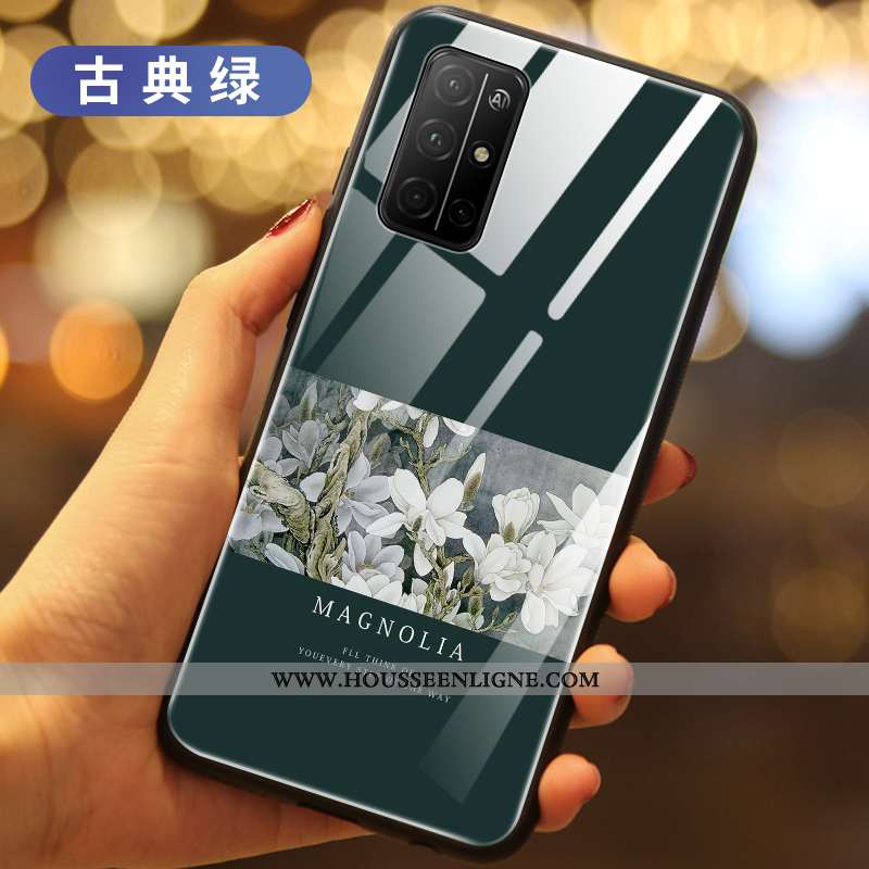 Housse Honor 30s Créatif Ultra Verre Légère Fluide Doux Coque Fleurs Blanche