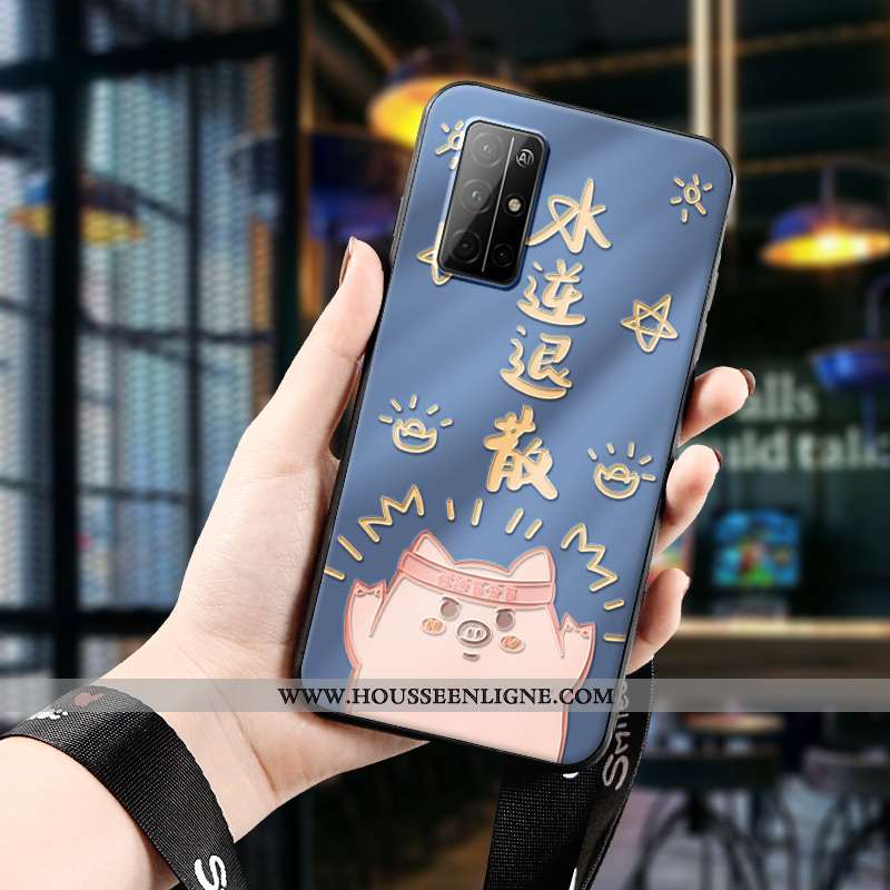 Housse Honor 30s Fluide Doux Silicone Charmant Téléphone Portable Dimensionnel Protection Dessin Ani