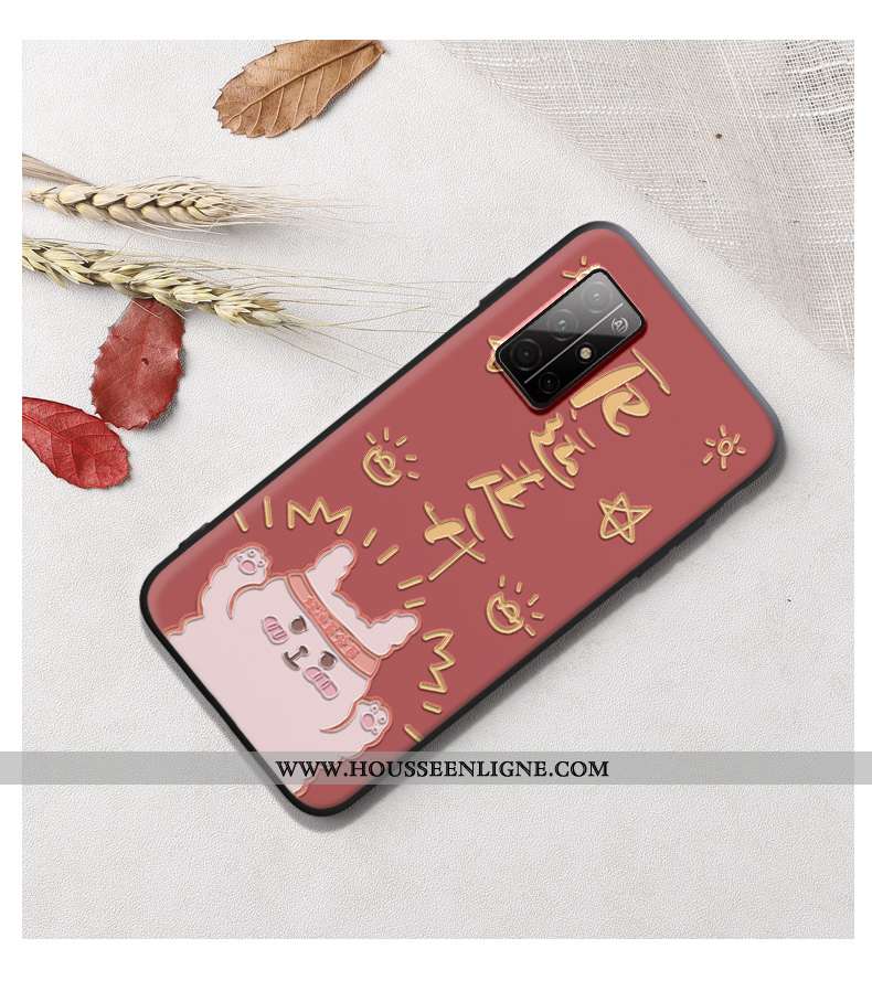 Housse Honor 30s Fluide Doux Silicone Charmant Téléphone Portable Dimensionnel Protection Dessin Ani