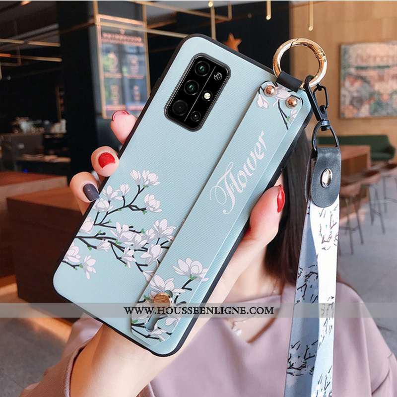 Housse Honor 30s Personnalité Créatif Noir Téléphone Portable Protection Fluide Doux Ornements Suspe