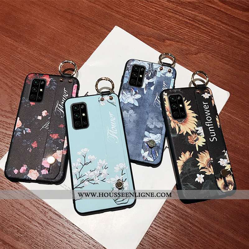 Housse Honor 30s Personnalité Créatif Noir Téléphone Portable Protection Fluide Doux Ornements Suspe