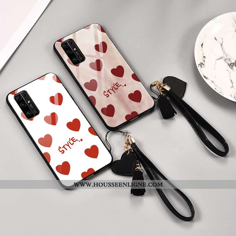 Housse Honor 30s Personnalité Tendance Verre Tout Compris Blanc Silicone Coque Blanche