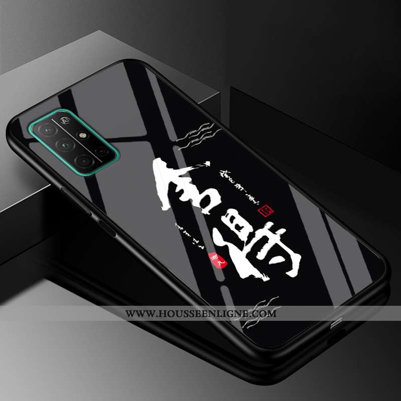 Housse Honor 30s Protection Verre Téléphone Portable Personnalité Étui Difficile Noir