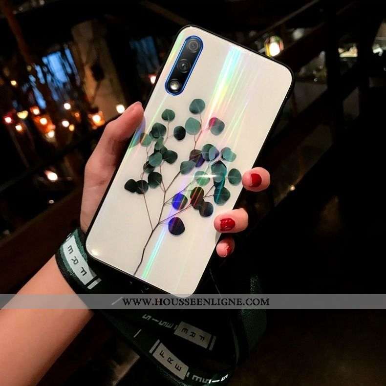 Housse Honor 9x Cou Suspendu Ultra Silicone Jeunesse Téléphone Portable Tout Compris Coque Blanche