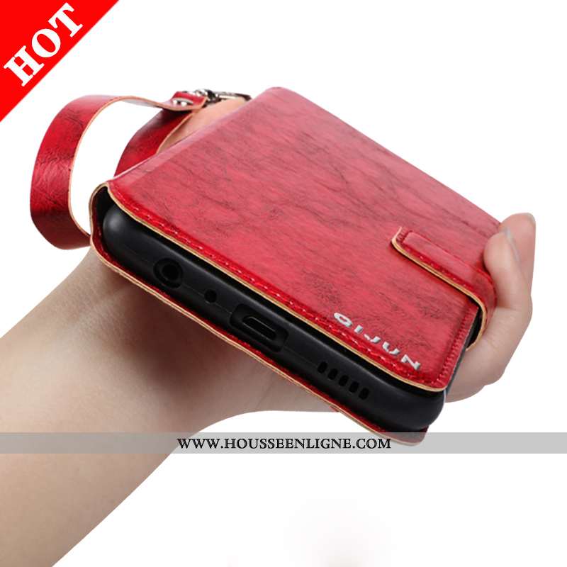Housse Honor 9x Cuir Protection Étui Tout Compris Coque Téléphone Portable Bleu Foncé