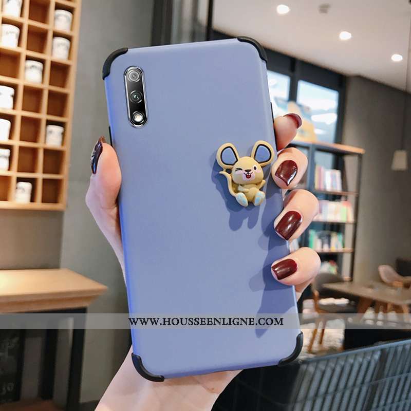 Housse Honor 9x Dessin Animé Charmant Protection Incassable Net Rouge Coque Simple Rose