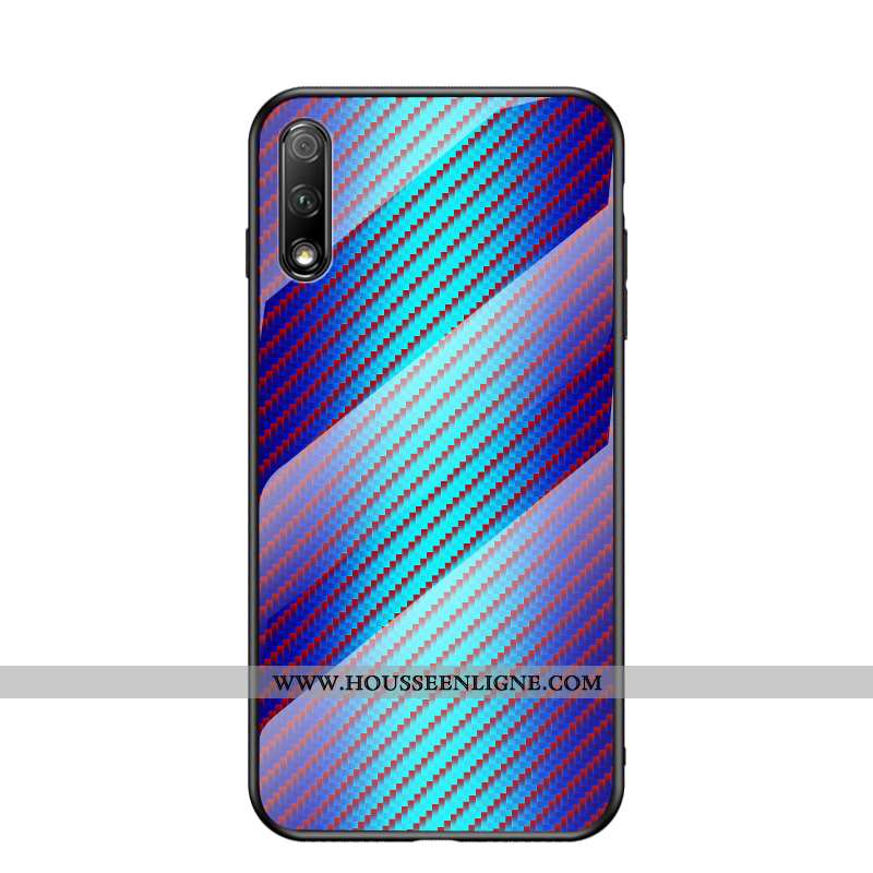 Housse Honor 9x Fluide Doux Mode Téléphone Portable Noir Verre Tout Compris Fibre