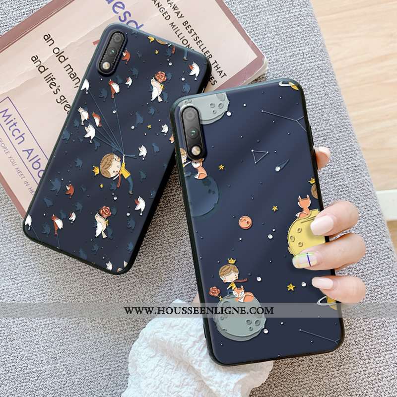 Housse Honor 9x Fluide Doux Protection Nouveau Tout Compris Téléphone Portable Jeunesse Bleu Marin B