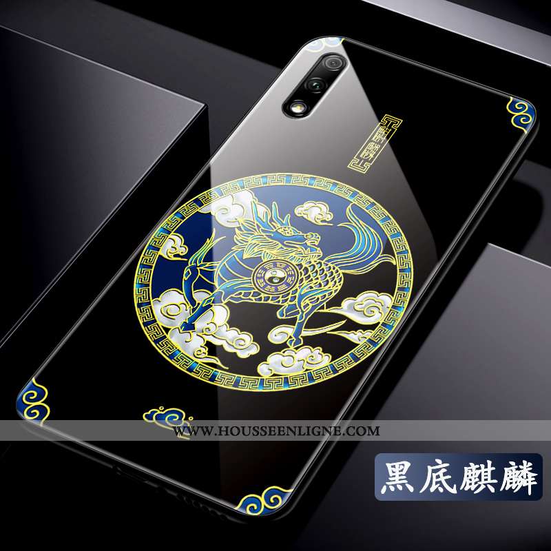 Housse Honor 9x Légère Protection Rouge Original Incassable Net Rouge Style Chinois