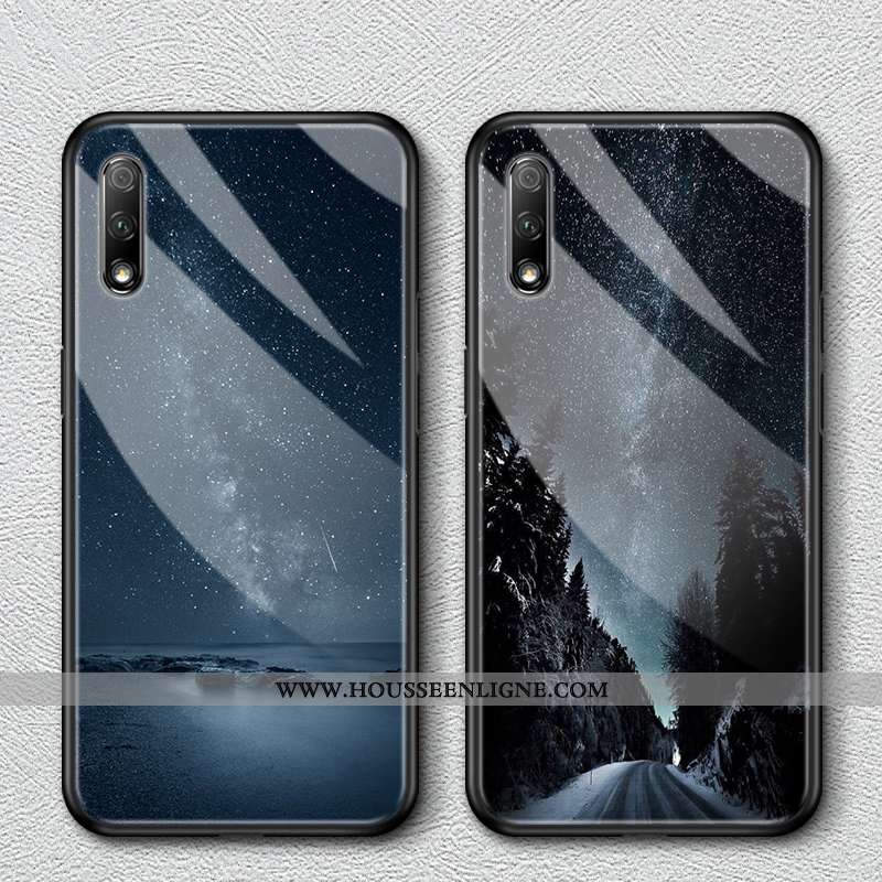 Housse Honor 9x Personnalité Créatif Incassable Bleu Marin Vent Clair Tout Compris Bleu Foncé