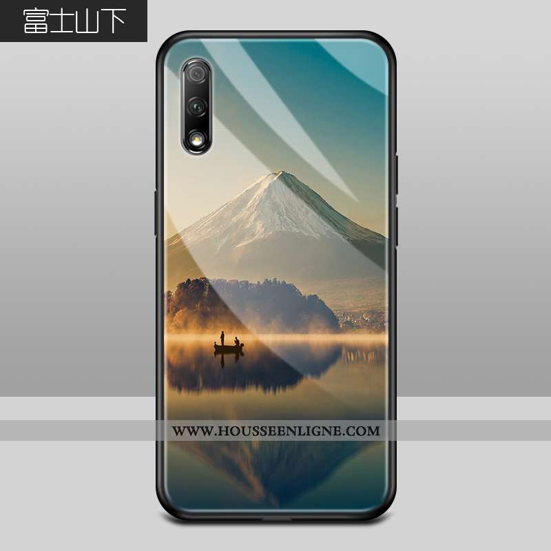 Housse Honor 9x Personnalité Créatif Incassable Bleu Marin Vent Clair Tout Compris Bleu Foncé