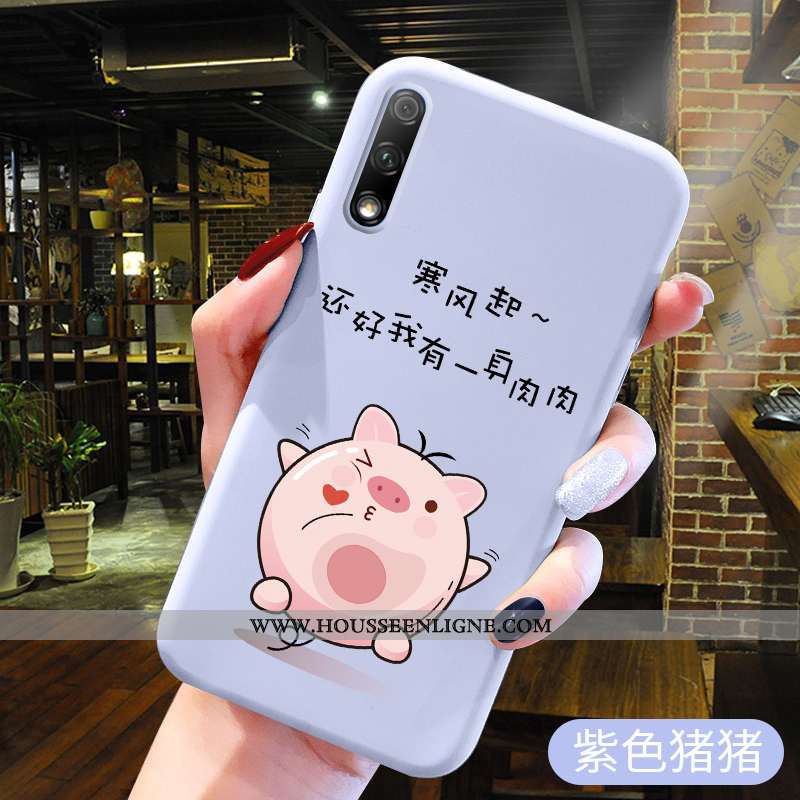 Housse Honor 9x Personnalité Tendance Bleu Protection Tout Compris Téléphone Portable Étui