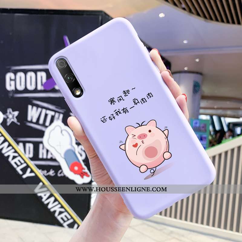 Housse Honor 9x Personnalité Tendance Bleu Protection Tout Compris Téléphone Portable Étui