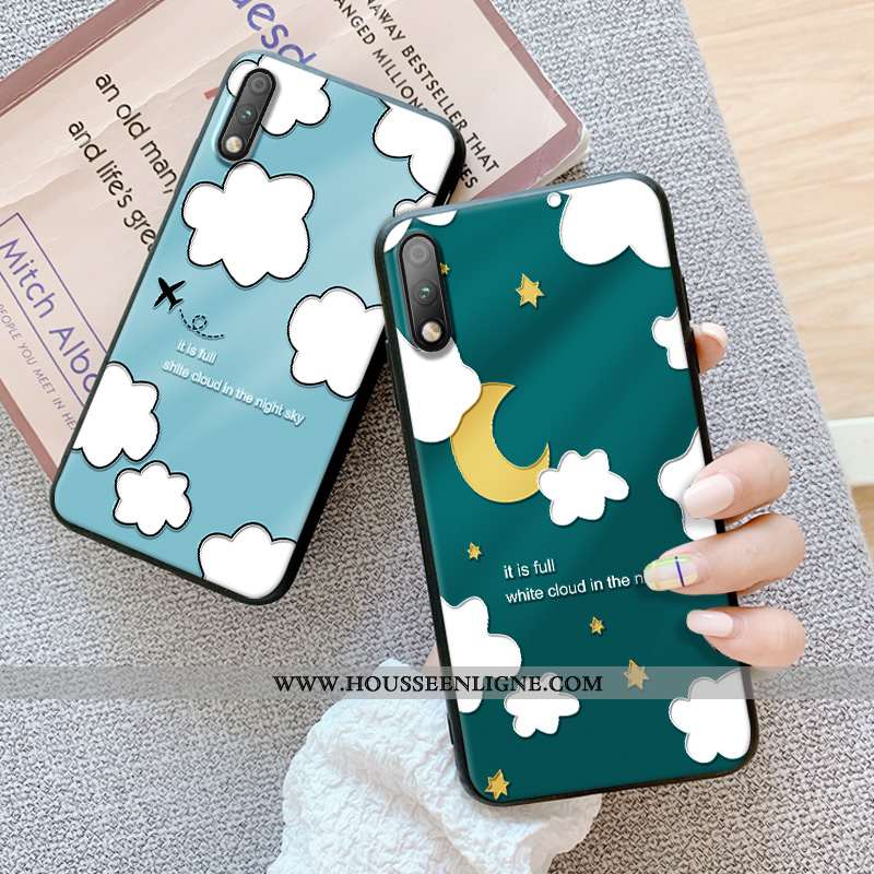 Housse Honor 9x Pro Charmant Tendance Étui Nouveau Vert Créatif Silicone Verte
