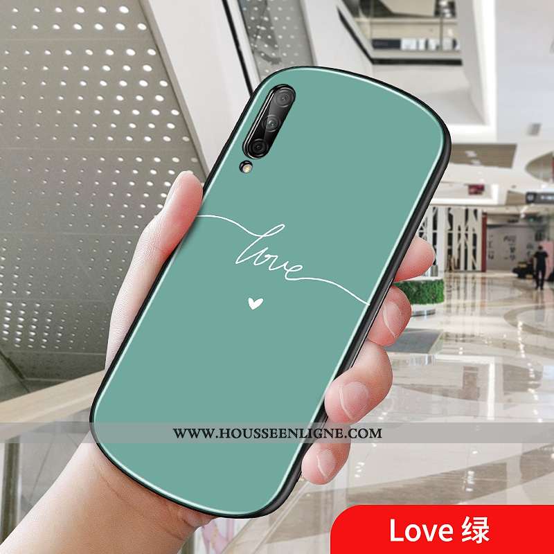 Housse Honor 9x Pro Coque Frais Vert Simple Téléphone Portable Verte
