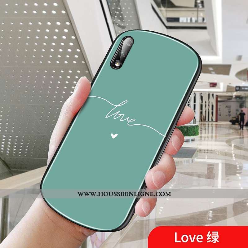 Housse Honor 9x Pro Coque Frais Vert Simple Téléphone Portable Verte