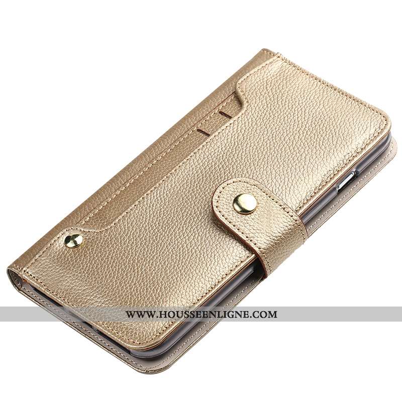 Housse Honor 9x Pro Cuir Véritable Cuir Or Coque Téléphone Portable Clamshell Bovins Doré