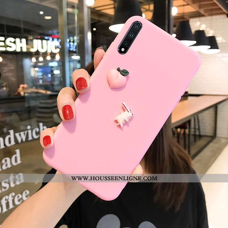 Housse Honor 9x Pro Fluide Doux Silicone Légère Ultra Incassable Coque Nouveau Rose