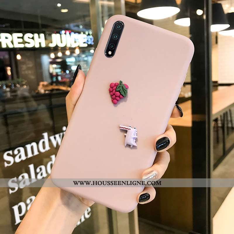 Housse Honor 9x Pro Fluide Doux Silicone Légère Ultra Incassable Coque Nouveau Rose